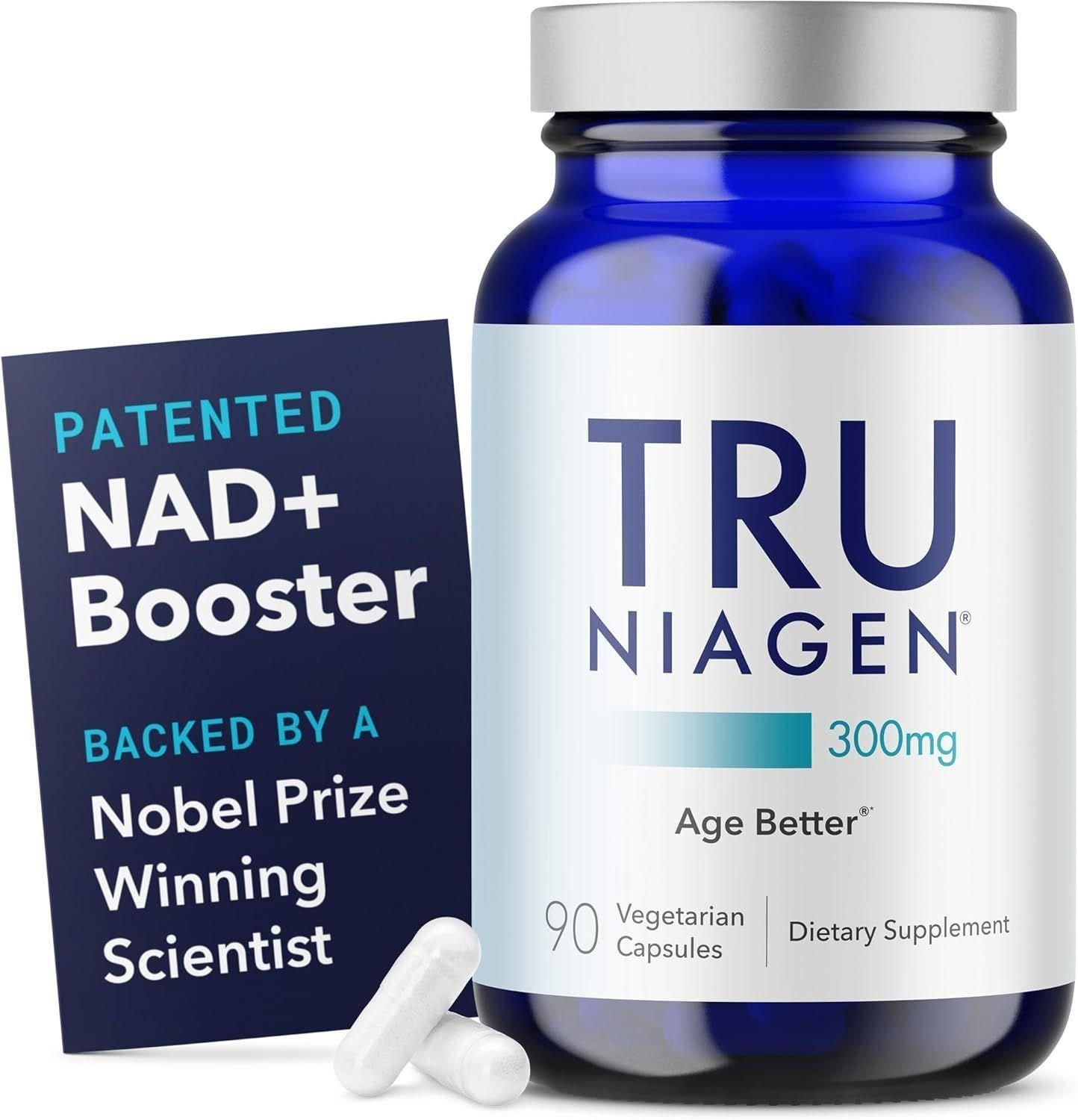 2-Piece Set Tru Niagen 300mg - 30 ct | Capsules, Dietary Supplement | Clinically Proven NAD+ Booster