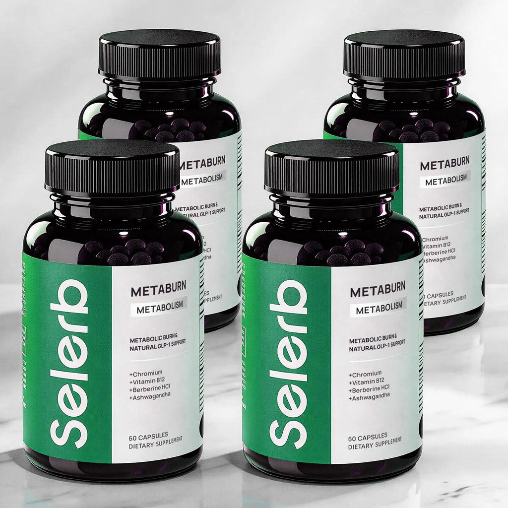 2-Piece Set Selerb Metaburn for Daily Nutrient Support – With Chromium, Vitamin B12 & Berberine HCI – 60 Capsules TikTokShopBlackFriday