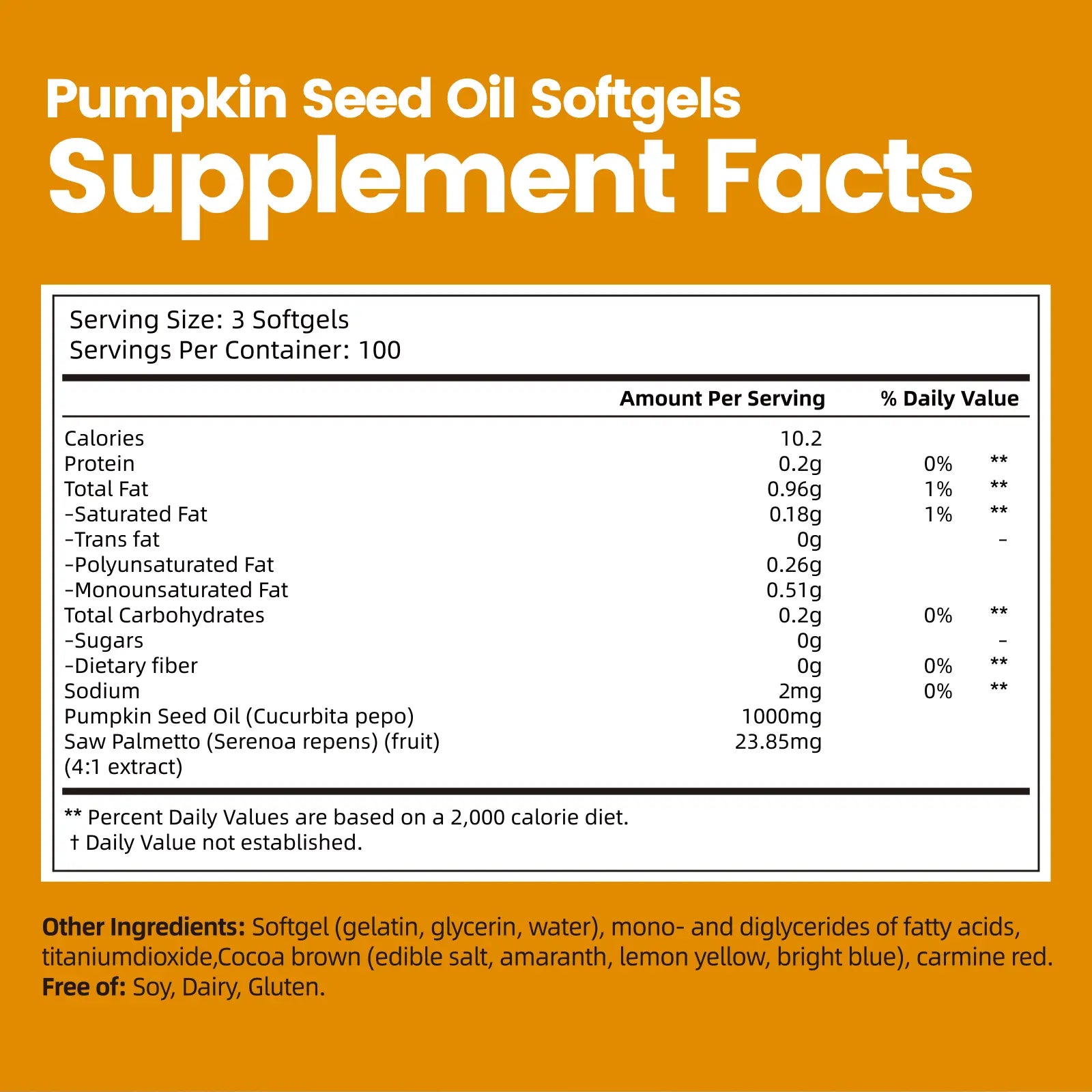 2-Piece Set Natural pumpkin seed oil and saw palmetto softgel 1000mg high content plant esters 300 capsules  mothersdaygift SummerVibes