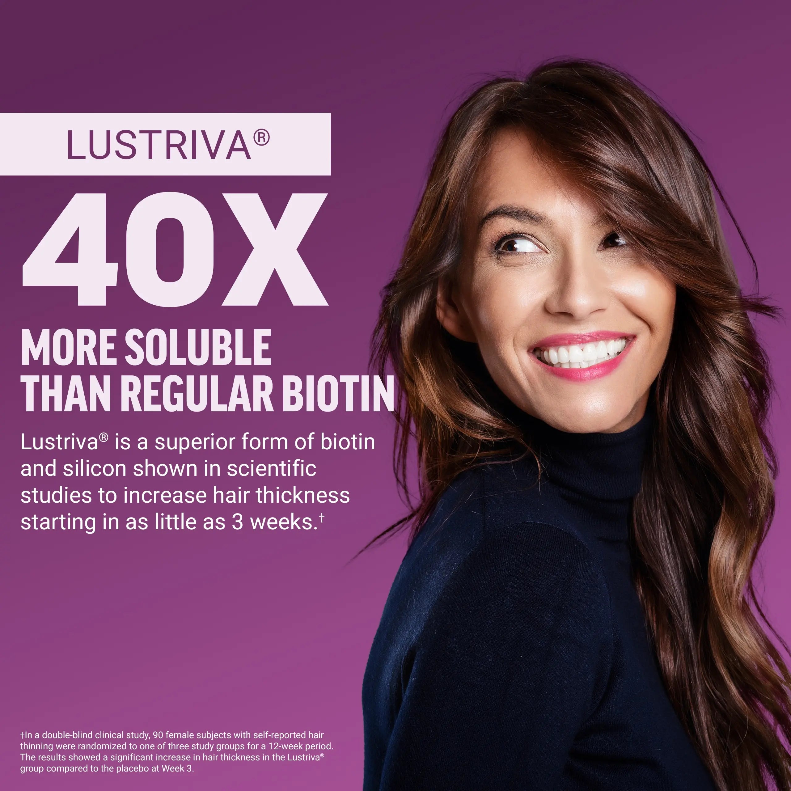2-Piece Set Force Factor Hair Growth Accelerator with Clinically Studied Lustriva to Promote Thicker, Stronger Hair, Biotin, Vitamin E & C, Mixed Berry, Soft Chew or Capsule