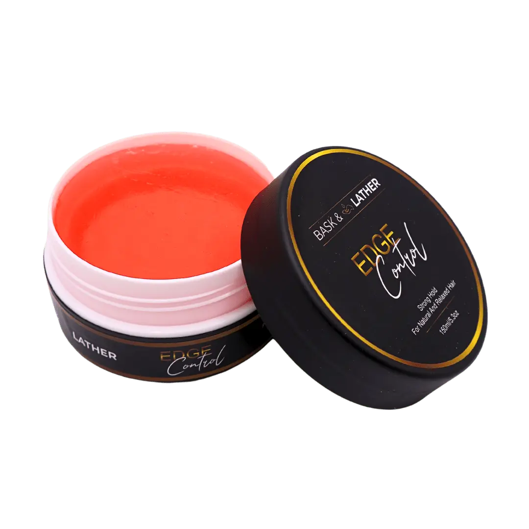STRONG HOLD- THICK EDGES- EDGE CONTROL BASK AND LATHER Gel Haircare strong edge