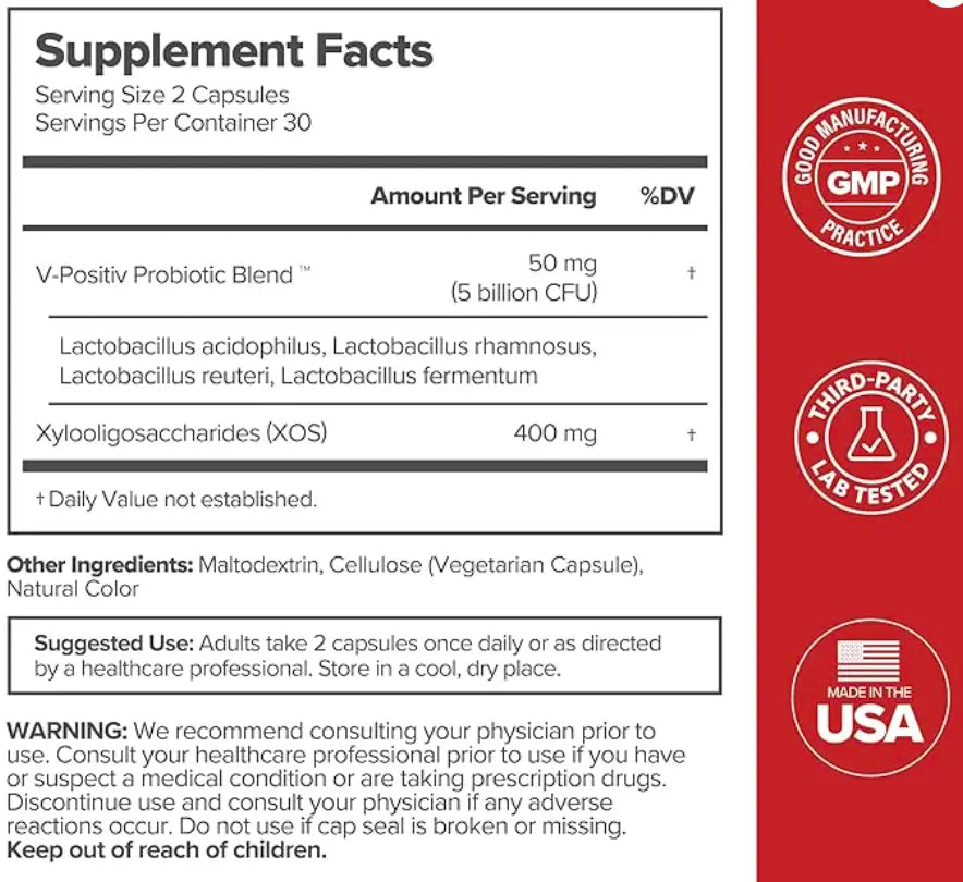 2-Piece Set URO Women's Probiotics - 60 Count (Pack of 1) - Prebiotic and Probiotic Capsules for Healthy pH Balance and Odor