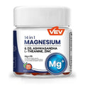 2-Piece Set VEV 14-in-1 Magnesium Gummies | Ashwagandha + L-Theanine + Vitamin D3 + Zinc | Sleep Support, Stress Relief & Immune Boost | Non-GMO, No Artificial Flavors | Adult Daily Gummy