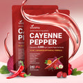 2-Piece Set Cayenne Pepper Softgels Supplement, Supports Leg Vein, Heart and Blood Vessel Health, with Vitamin E D3+K2 and Extracts of Grape Seed, Hawthorn, Beetroot and Others (240 Softge /1 Bag)