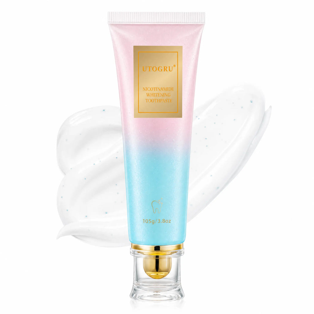 Niacinamide Whitening Toothpaste for Bright White Teeth & Fresh Breath