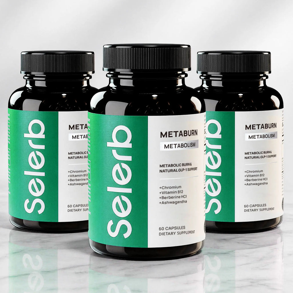 2-Piece Set Selerb Metaburn for Daily Nutrient Support – With Chromium, Vitamin B12 & Berberine HCI – 60 Capsules TikTokShopBlackFriday