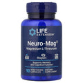 2-Piece Set Life Extension Neuro-Mag®, Magnesium L-Threonate, 90 Vegetarian Capsules (48 mg per Capsule)