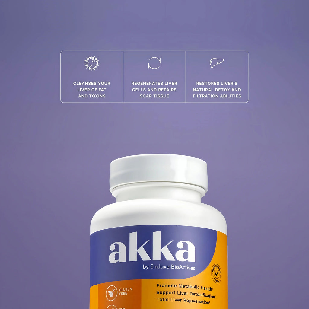 2-Piece Set AKKA - Akkermansia Probiotic Liver Cleanse Detox & Repair - Liver Health Supplement for Energy, Digestion & Metabolism with Akkermansia Muciniphila (AKKA Superbiotics), Non-GMO, Gluten-Free, 60 Caps