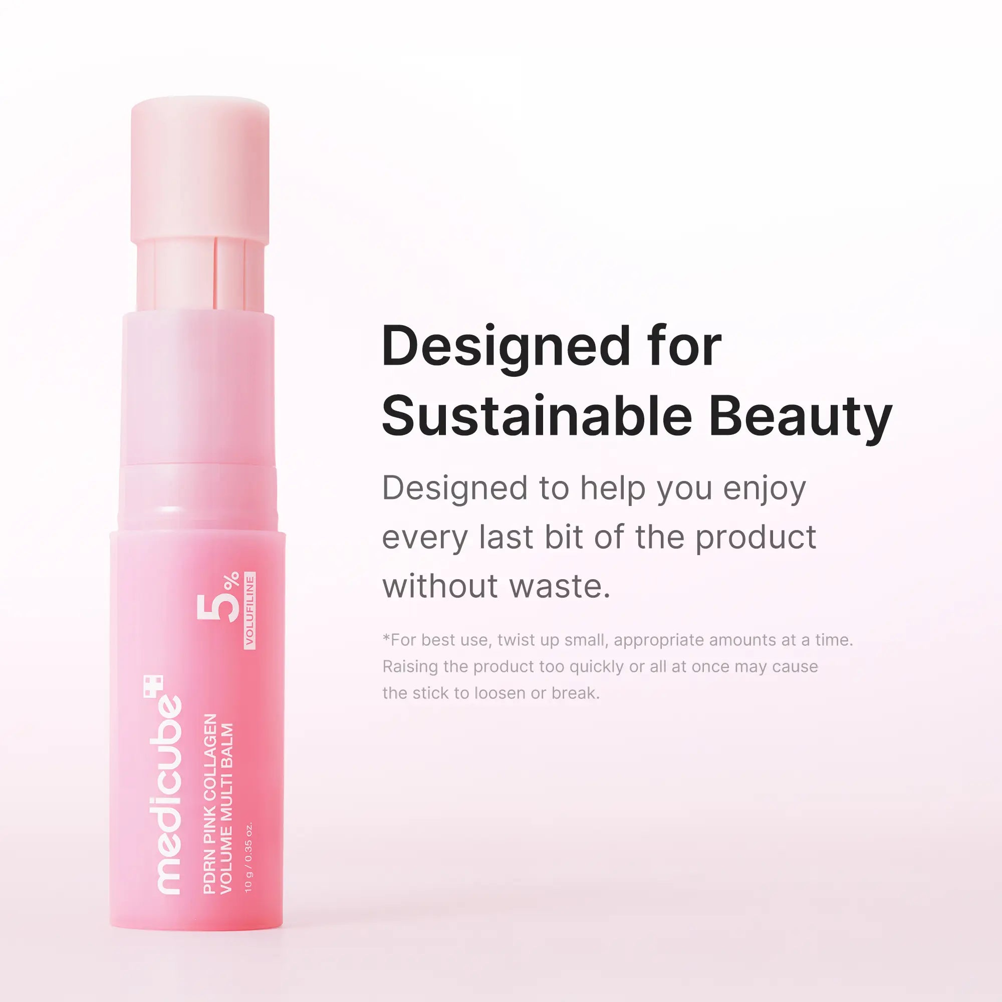[NEW] [medicube] PDRN Pink Collagen Volume Multi Balm | All In One Volufiline, PDRN, NAD Stick for Youthful-Looking, Helping Look of Fine Lines, Firming Care, Anti-Aging Care | For Under-Eyes, Neck, Forehead, Smile Lines, Lip Care | Korean Ski