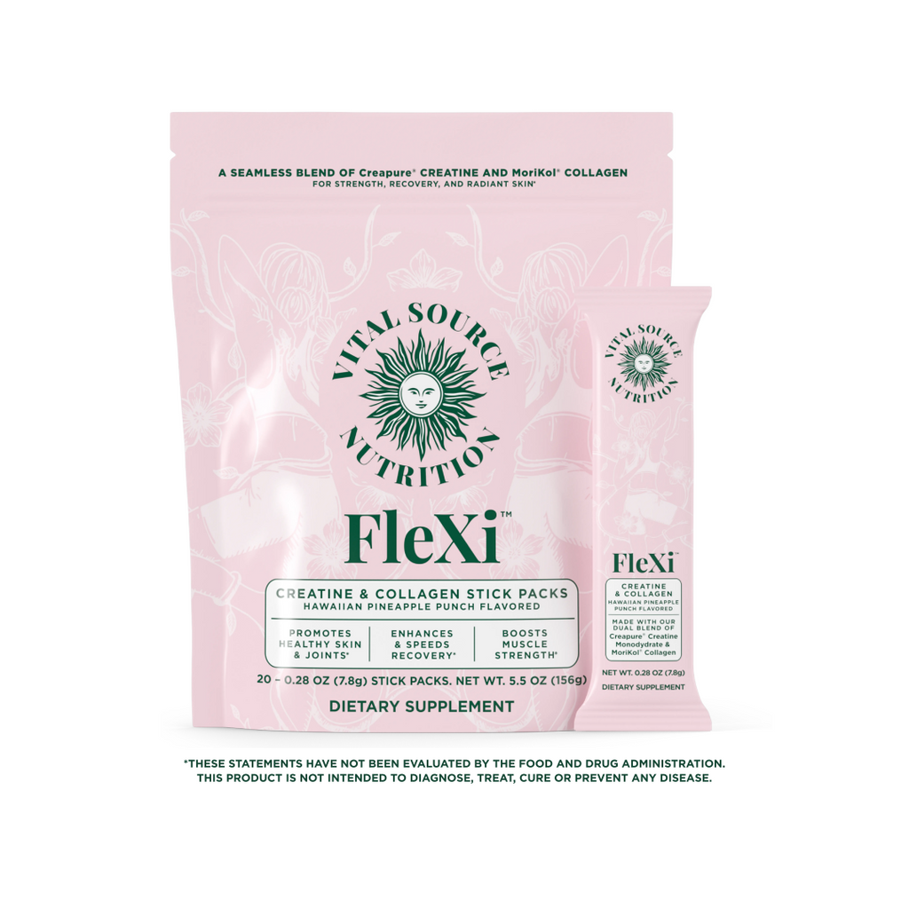2-Piece Set Creatine & Collagen Stick Packs - FleXi - Vital Source Nutrition