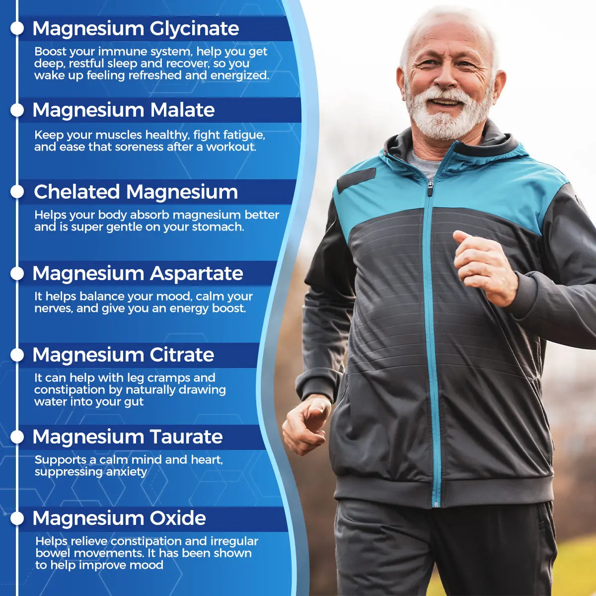2-Piece Set Viyouth 1000mg Magnesium Complex - 10 Elemental Magnesium Complex & Zinc for Calming Sleep & Relax - US Made - Dietary Supplement for Hair Health Digestive Detox & Cortisol Balance-3rd Party Tested Tablets Fitness, magnesium glycinate Vitamin
