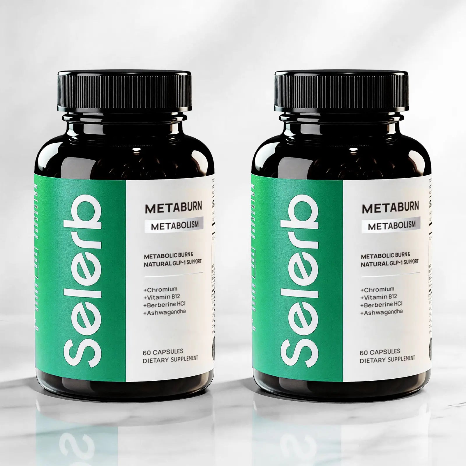 2-Piece Set Selerb Metaburn for Daily Nutrient Support – With Chromium, Vitamin B12 & Berberine HCI – 60 Capsules TikTokShopBlackFriday