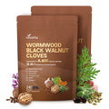 2-Piece Set VIVONU Wormwood Black Walnut Cloves Capsules - Boost Metabolism & Enhance Energy | Contains Black Walnut, Garlic, Wormwood, and More | 240 Capsules (80-Day Supply)