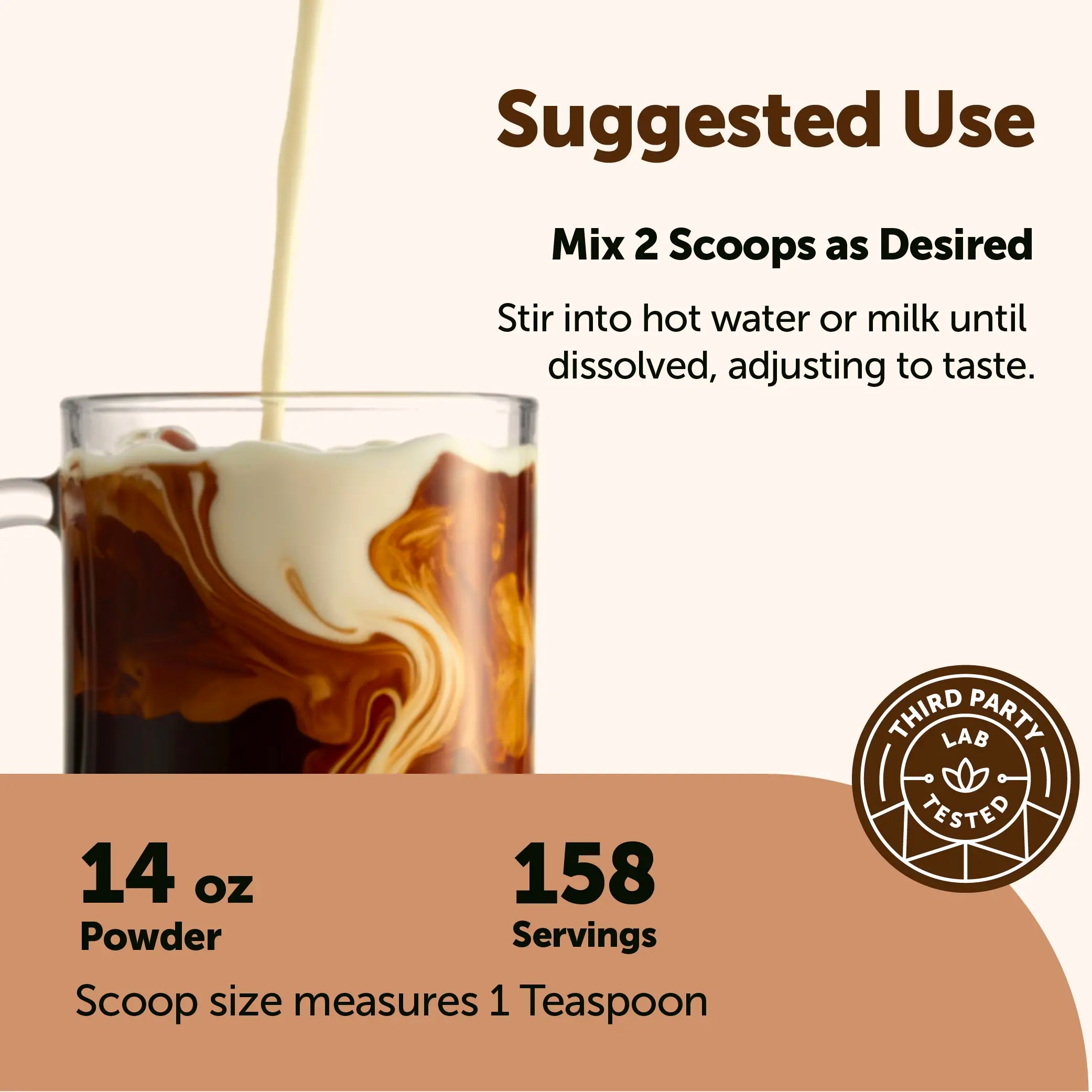 2-Piece Set Micro Ingredients Organic Instant 10 in 1 Mushroom Coffee Powder