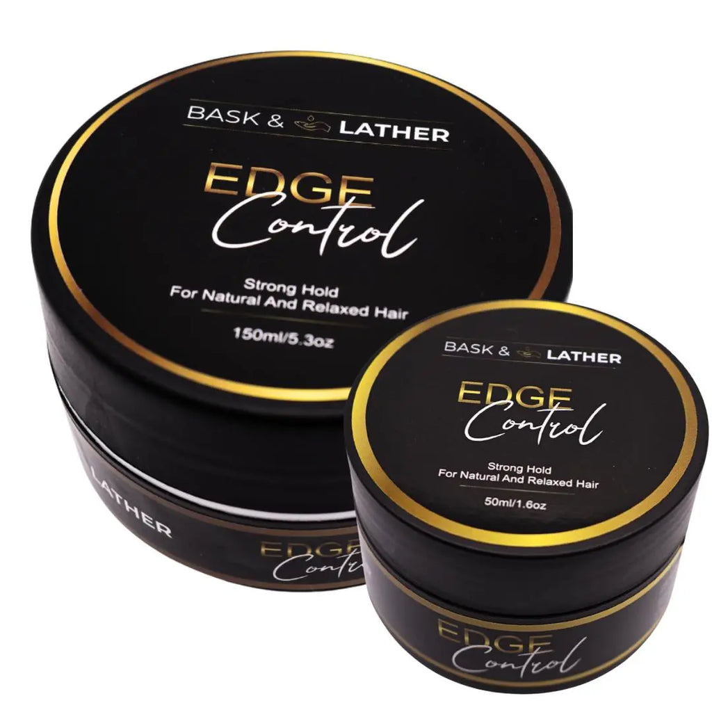 STRONG HOLD- THICK EDGES- EDGE CONTROL BASK AND LATHER Gel Haircare strong edge