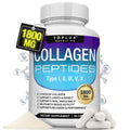 2-Piece Set Toplux Nutrition Collagen Peptides 5 Types Complex 1800mg US Made Dietary Supplement for Health Beauty Fitness 90 Capsules