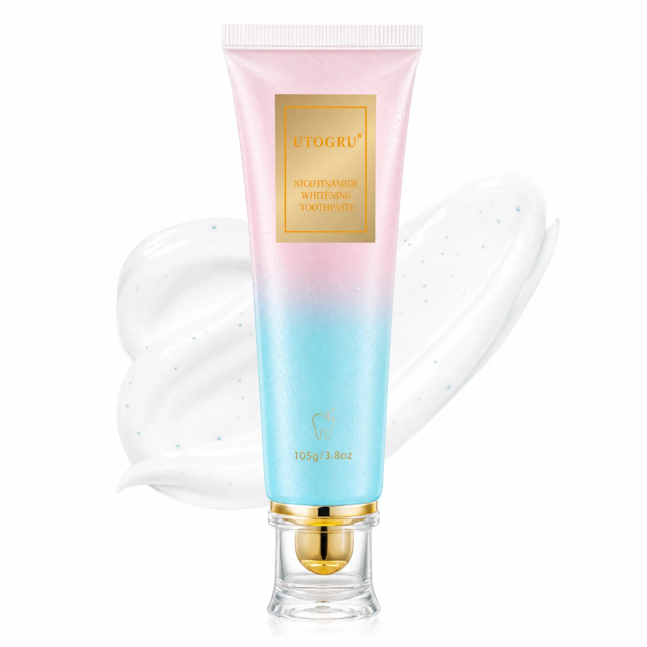Niacinamide Whitening Toothpaste for Bright White Teeth & Fresh Breath