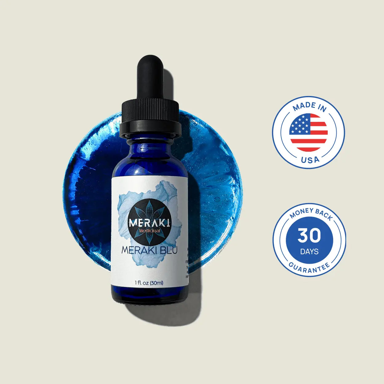 2-Piece Set Meraki Blu USP Grade Methylene Blue 150mg