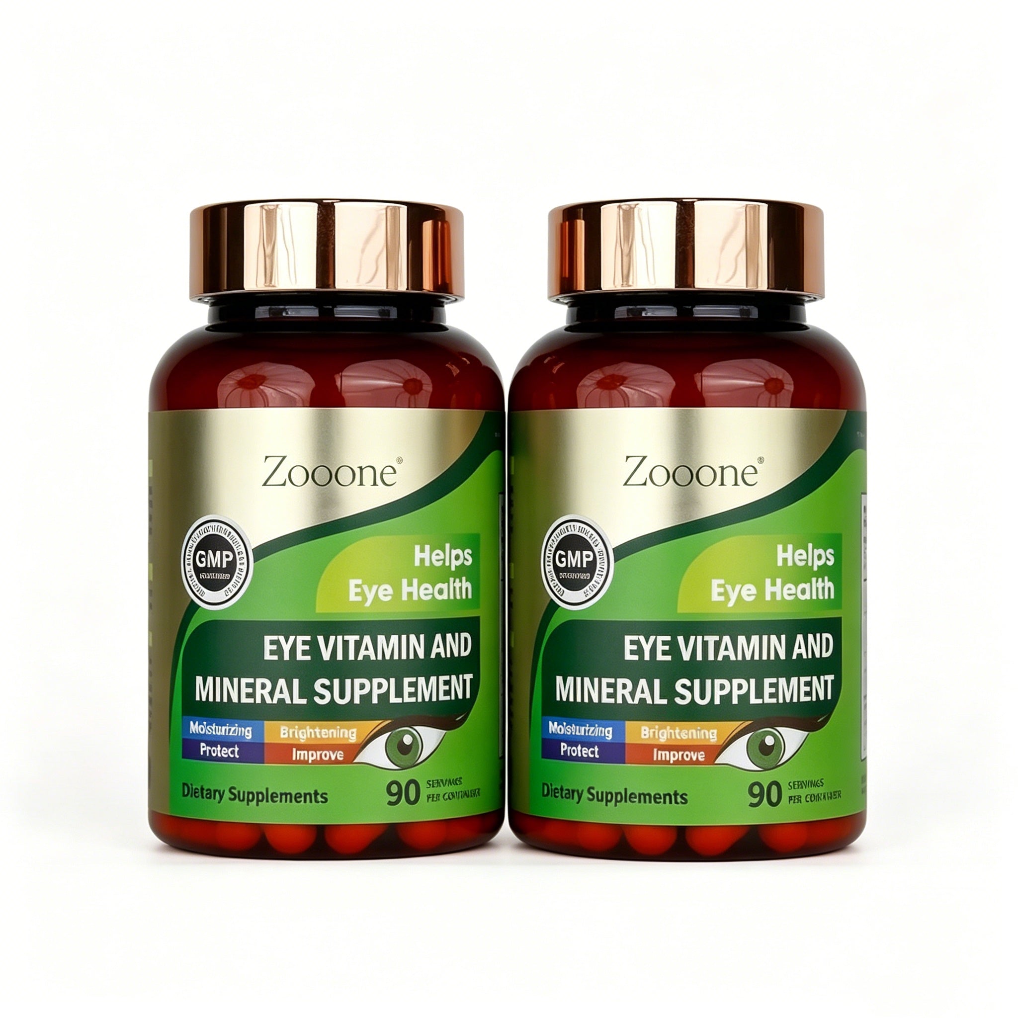 2-Piece Set Zooone-Lutein 180 mg with Zeaxanthin tosupport eye health, 90 tablets