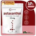 2-Piece Set Micro Ingredients Astaxanthin 12mg, 120 softgels, tanning pills, Strength Carotenoids Skin Supplement w. 100%25 Natural Astaxanthin from MicroAlgae