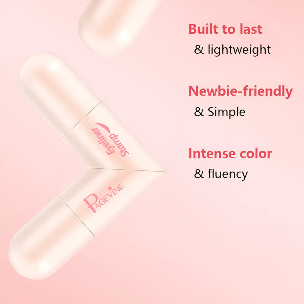 Rotating Eyeliner Stamp Pen – Dual-Head Design with Wing Stamp, Quick-Dry, Long-Lasting, Smudge-Proof for Easy Cat Eye, Sharp Winged Lines & All-Day Makeup Wear - Beginner Friendly Everyday Makeup Tool for Women, Women's cosmetics, Makeup tool