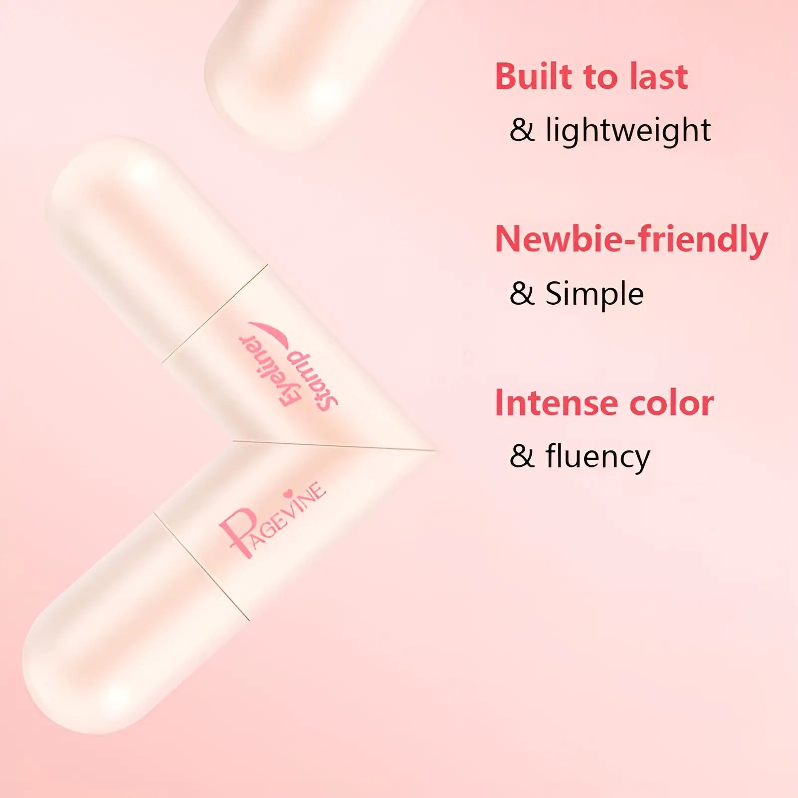 Rotating Eyeliner Stamp Pen – Dual-Head Design with Wing Stamp, Quick-Dry, Long-Lasting, Smudge-Proof for Easy Cat Eye, Sharp Winged Lines & All-Day Makeup Wear - Beginner Friendly Everyday Makeup Tool for Women, Women's cosmetics, Makeup tool