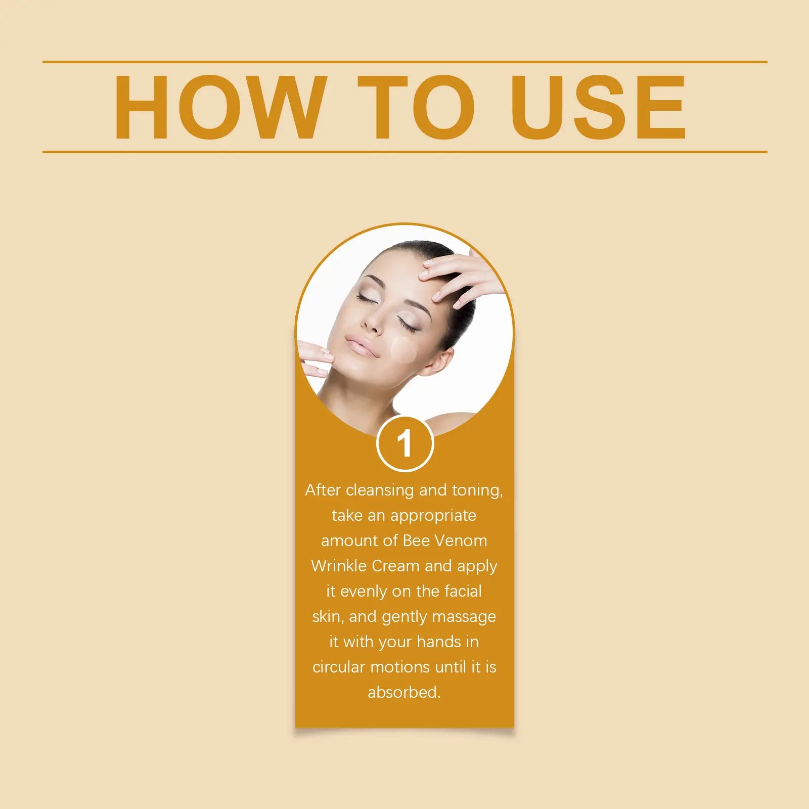 Ouhoe Bee Venom Facial Care Cream Soft Mudpack - Gentle, Hydrating, Moisturizing, Brightening, Delicate Skin Rejuvenation