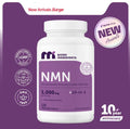2-Piece Set Micro Ingredients NMN Complex 1,000mg Per Serving, 10-1 Complex, Zero Filler, Pure NMN 500mg with Vitamin C, Resveratrol, CoQ10, TMG, Quercetin, & Glutathione | NAD+ Supplement Precursor