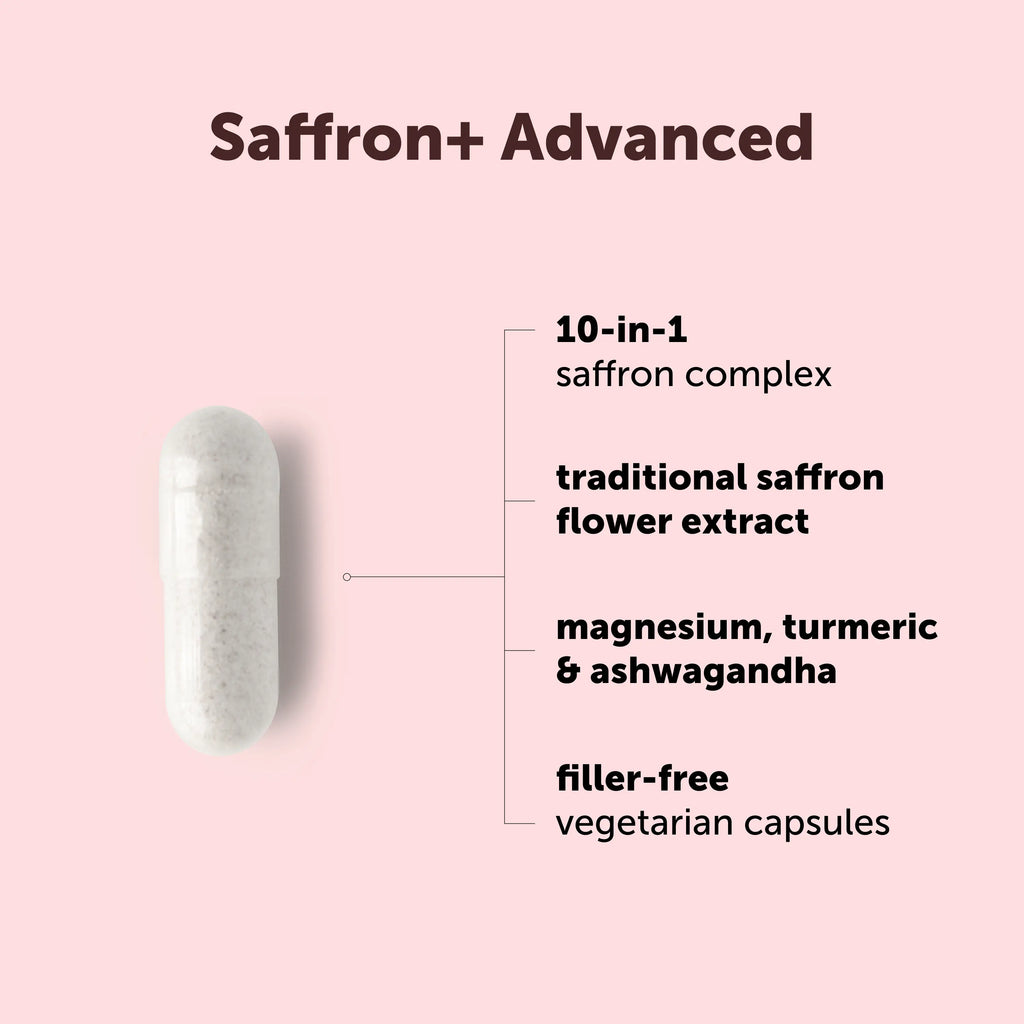 2-Piece Set Micro Ingredients Saffron+ Advanced Supplements Veggie Capsules