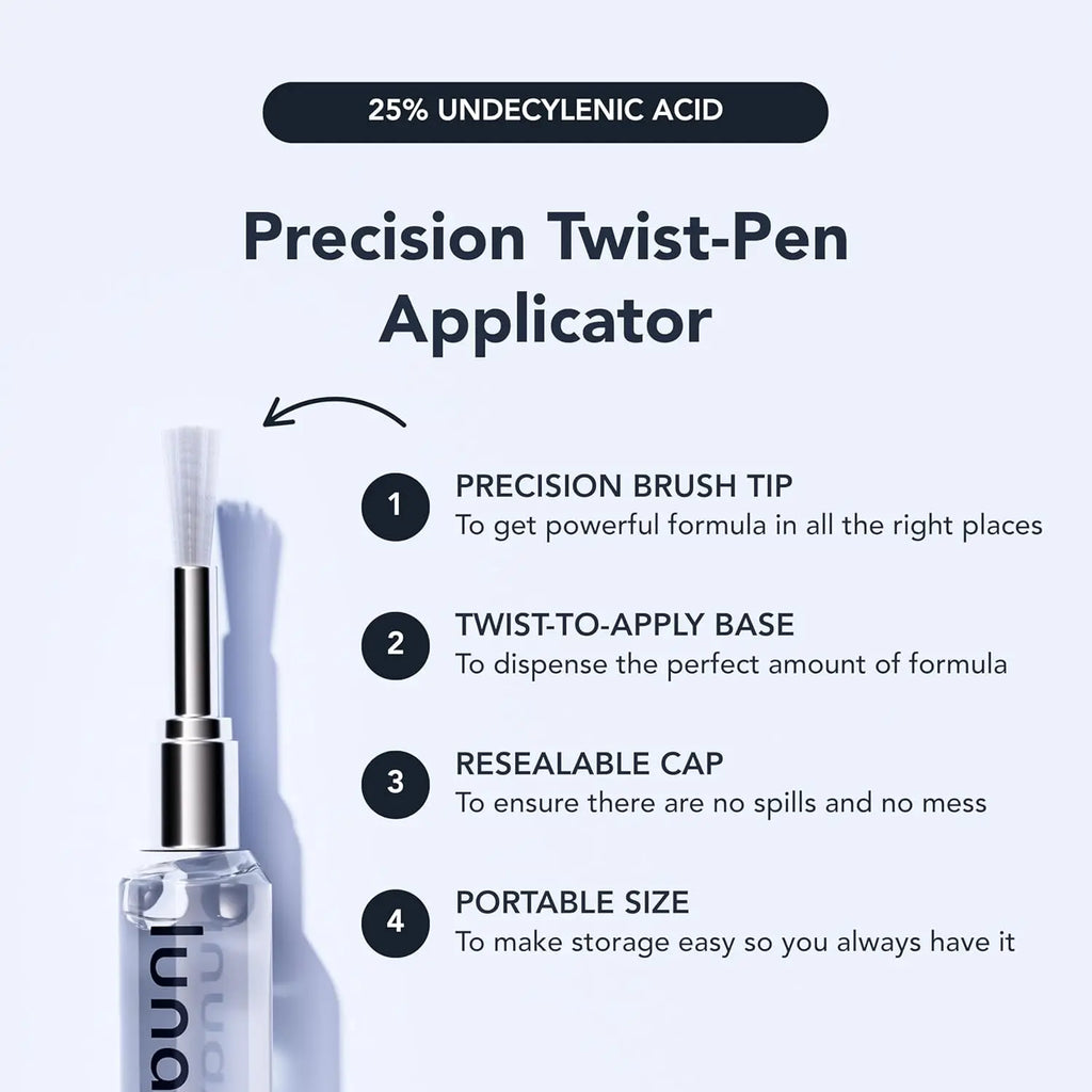Lunavia Antifungal Pen - UNDECYLENIC ACID 25%25 - Cures Most Athlete’s Foot, Jock Itch, and Ringworm