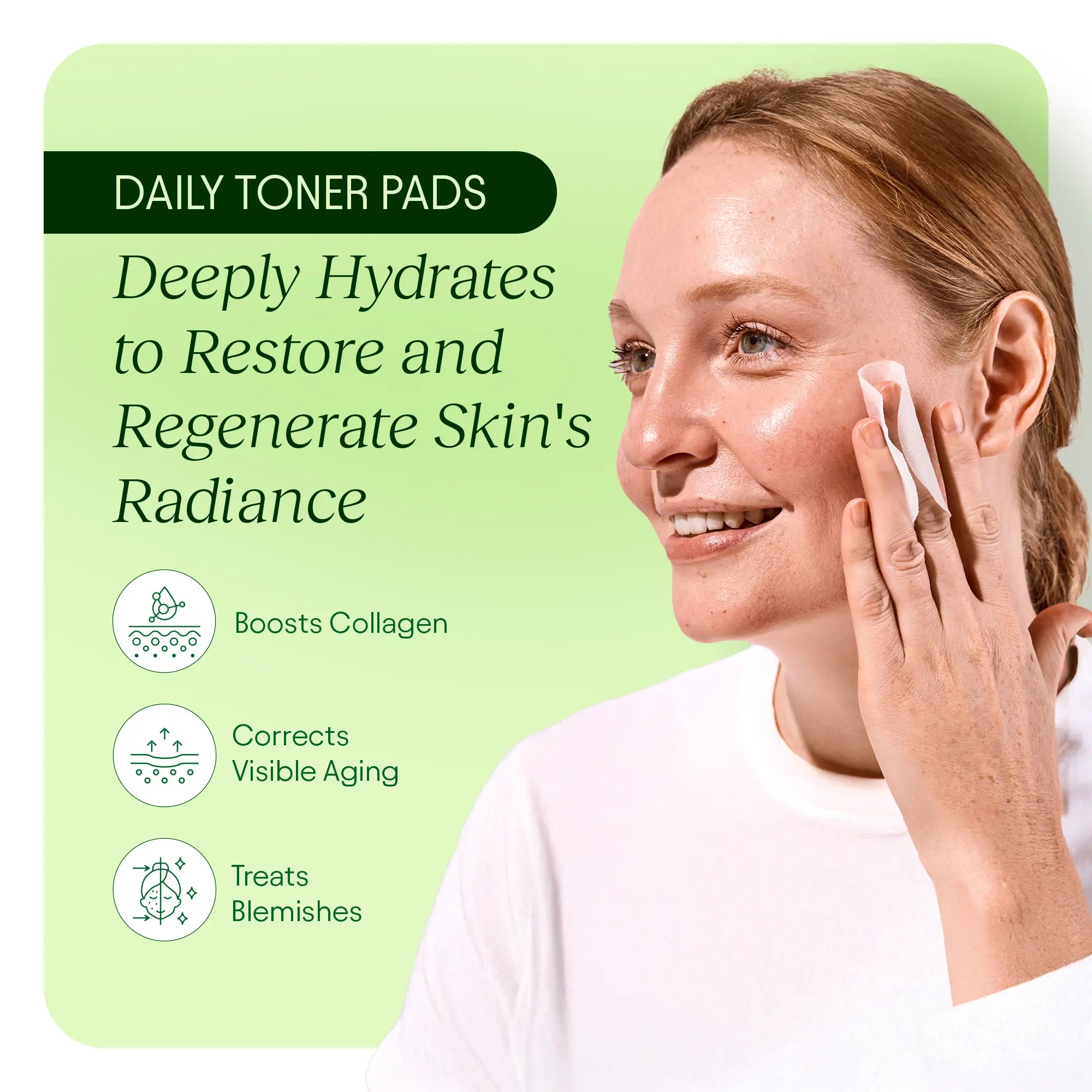 JiYu Korean Skincare Glow-Up Bundle - Toner Pads & NAD+ Anti-Aging Moisturizing Cream - Maximum Hydration, Eliminate Dark Spots, Reduce Wrinkles