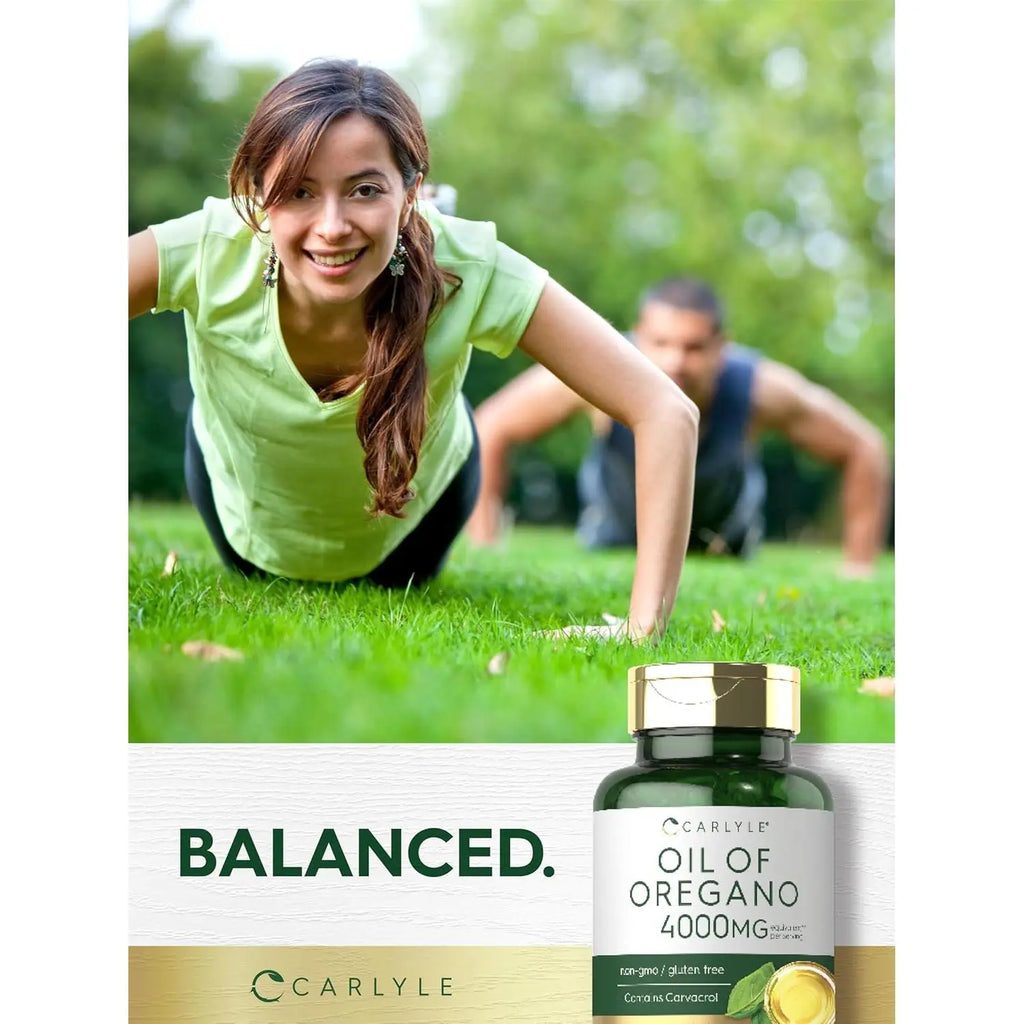 2-Piece Set Carlyle Oregano Oil 4000Mg Supplement | 150 Softgel Capsules | Contains Carvacrol | Non-Gmo & Gluten Free Formula Carlyle