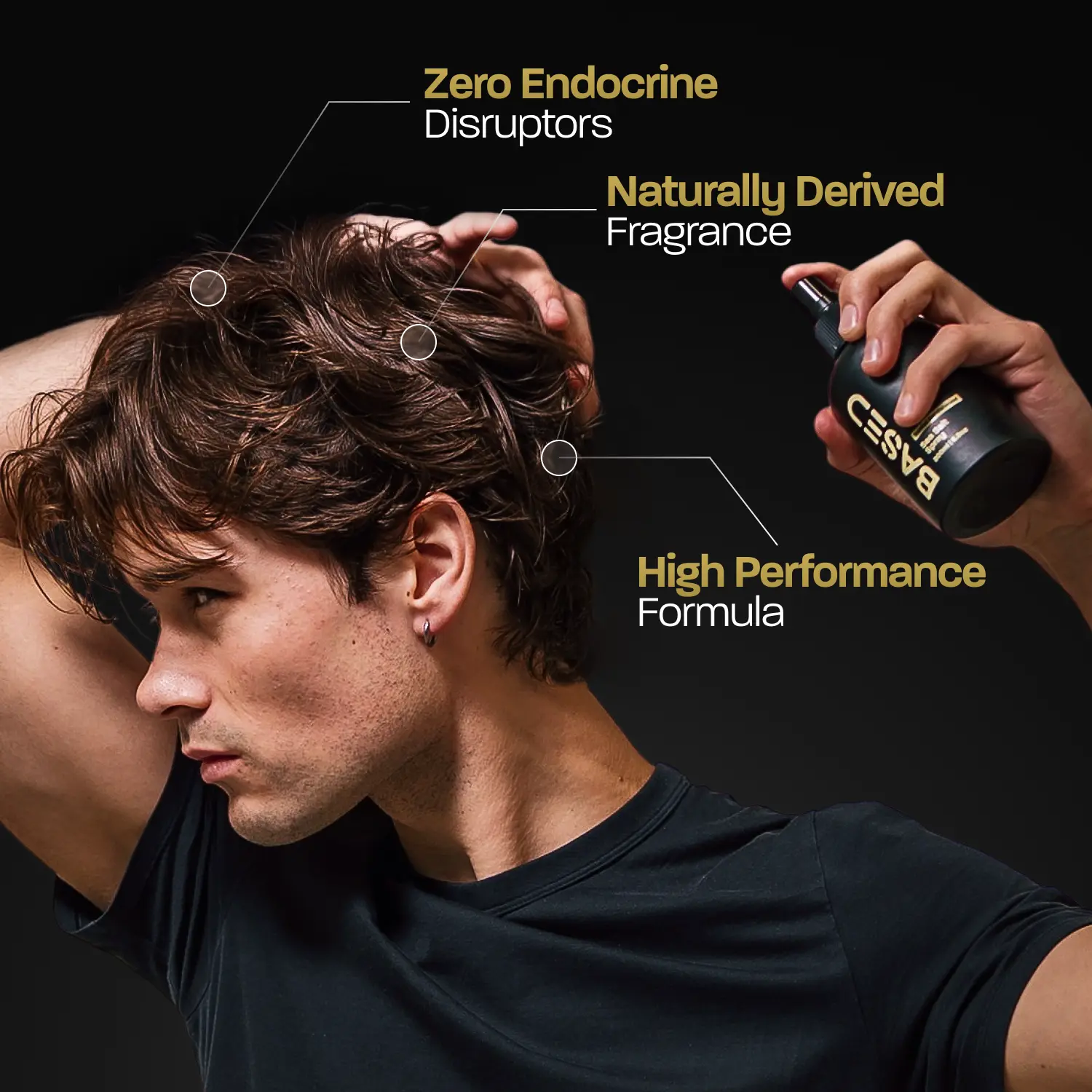 2-Piece Set BASED Sea Salt Spray | Instant Volume & Texture | Infused with Kelp Extract & Vitamin B5 | Simple, Effective, BASED.