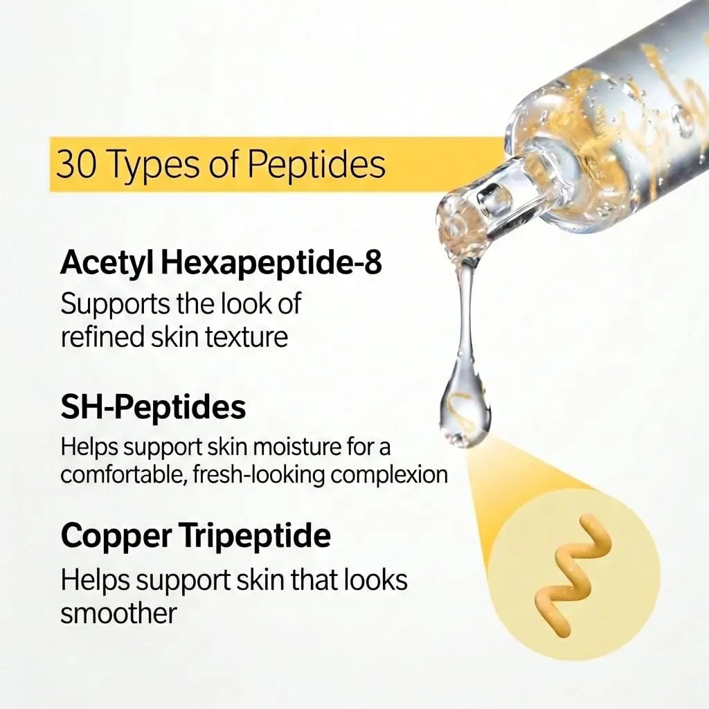 Two-Piece Set [Sungboon] Silk Lifting Peptide Ampoule | Wrinkle Care | Face-Lift at Home serum with Peptides & Deep Collagen | Plumping, Smooth, Anti aging Korean Skincare mothers day gift ideas (30ml)