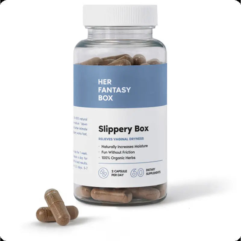 2-Piece Set Slippery Box - Extra Moisture Support Capsules