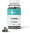 2-Piece Set Body Magic Chlorophyll Capsules for Detox, Digestion, Gut Health, and Skin Support, Natural Energy Booster for Oily Skin, 30 Vegan Capsules
