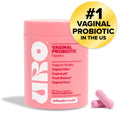 2-Piece Set URO Women's Probiotics - 60 Count (Pack of 1) - Prebiotic and Probiotic Capsules for Healthy pH Balance and Odor