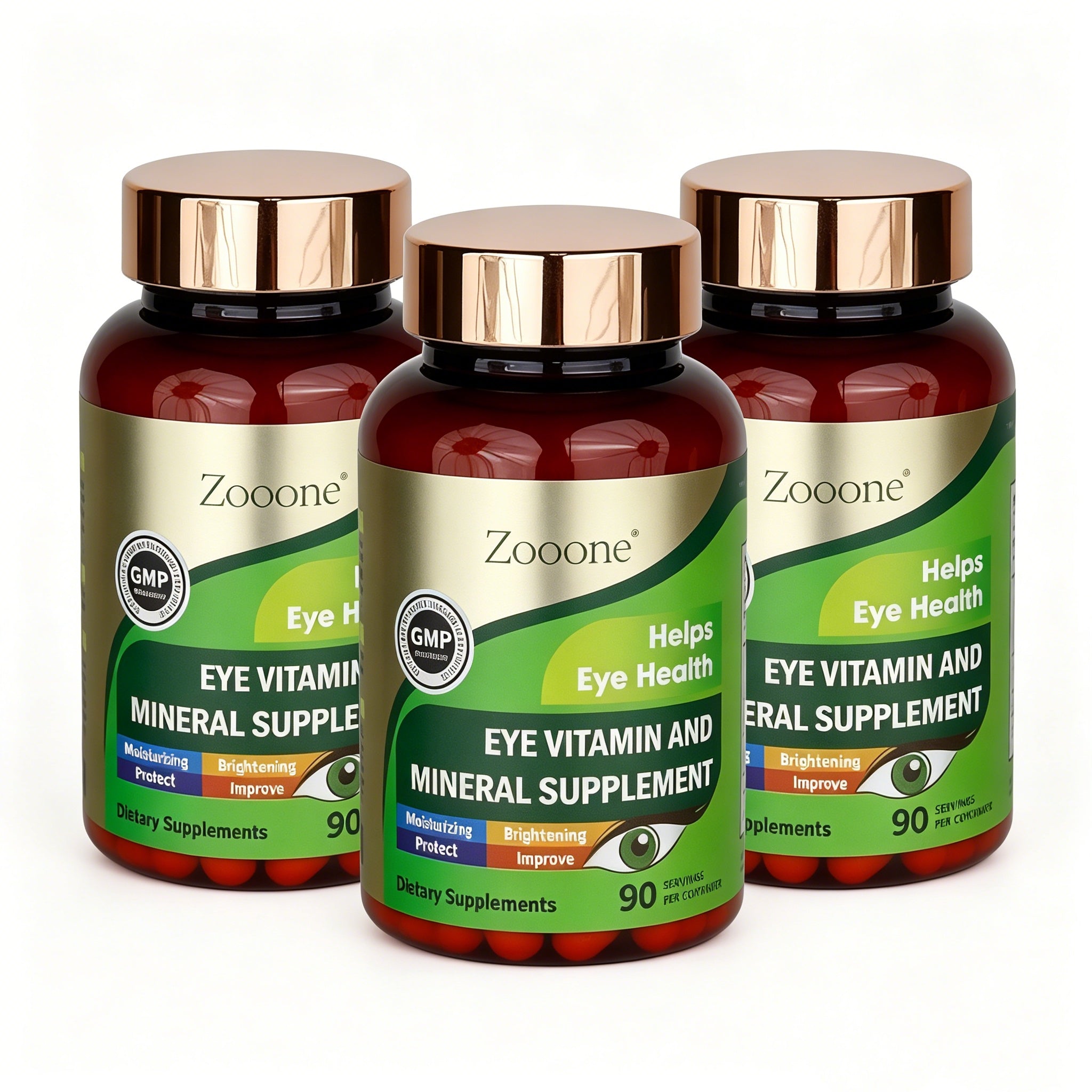 2-Piece Set Zooone-Lutein 180 mg with Zeaxanthin tosupport eye health, 90 tablets