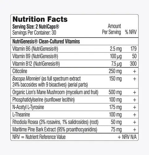 2-Piece Set Mind Lab Pro Universal Nootropic Supplement - 60 Capsules