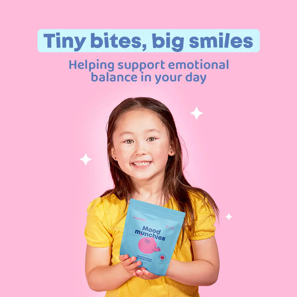 2-Piece Set JoySpring Saffron Mood Munchies Gummies – Plant-Based Saffron Formula for Daily Wellness Designed to Support Mood and Focus