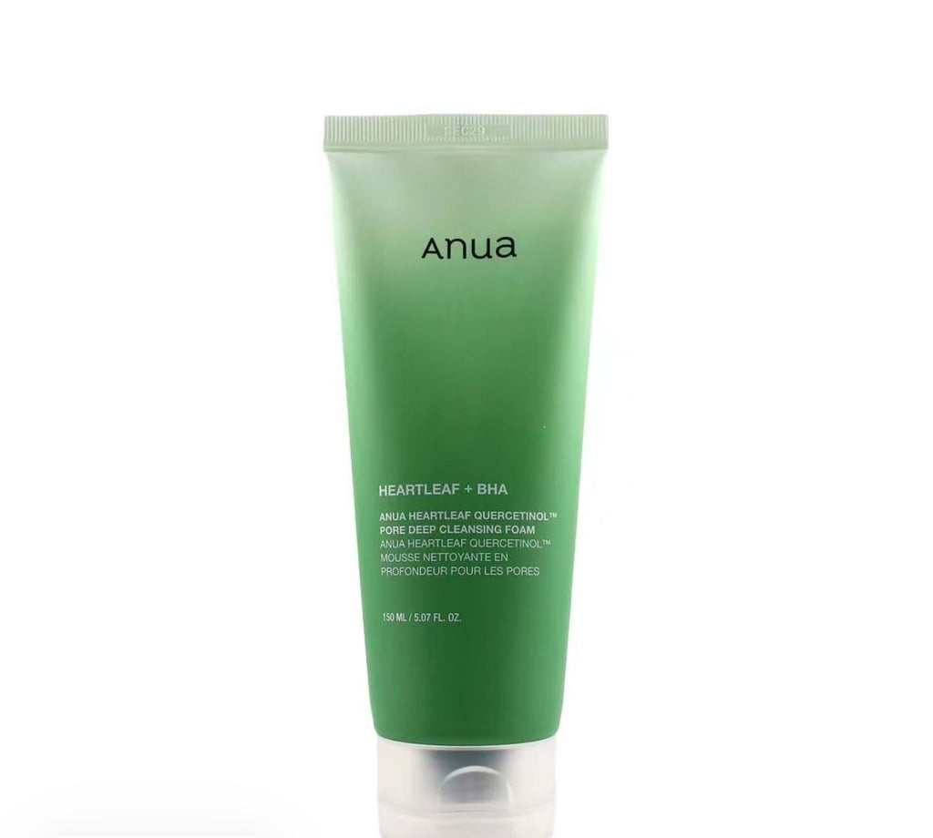 [Anua] Heartleaf Quercetinol Pore Deep Cleansing Foam for Facial wash 5.07 fl oz (150 ml) ｜Facial Cleanser with Gentle exfoliant