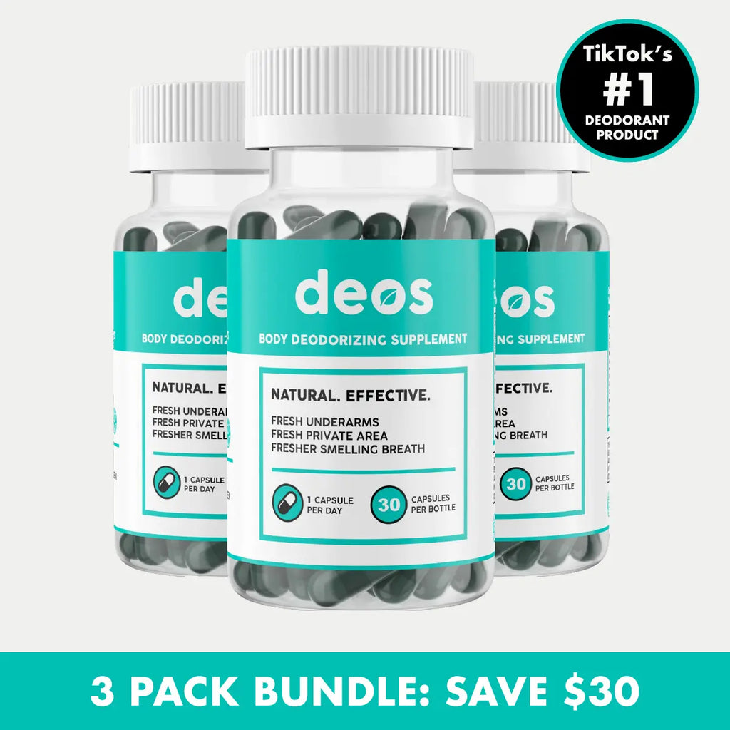 2-Piece Set Full Body Deodorant Supplement | DEOS Internal Deodorant Full Body | Multi Pack
