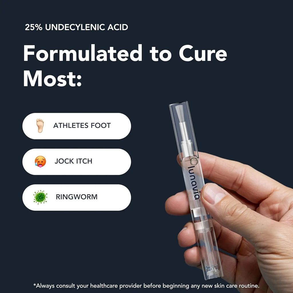 Lunavia Antifungal Pen - UNDECYLENIC ACID 25%25 - Cures Most Athlete’s Foot, Jock Itch, and Ringworm